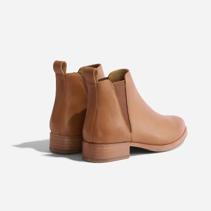 Nisolo Boots Women Eva Everyday Chelsea Boot Nutmeg