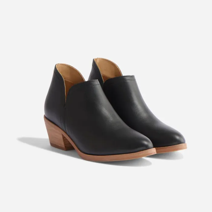 Nisolo Boots Women Mia Everyday Ankle Bootie Black