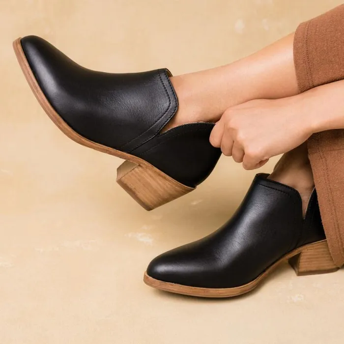 Nisolo Boots Women Mia Everyday Ankle Bootie Black