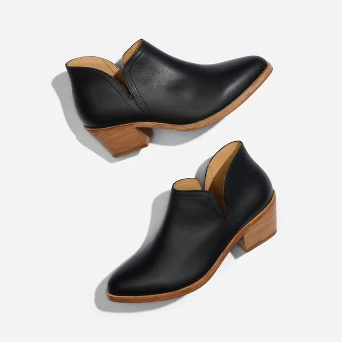 Nisolo Boots Women Mia Everyday Ankle Bootie Black