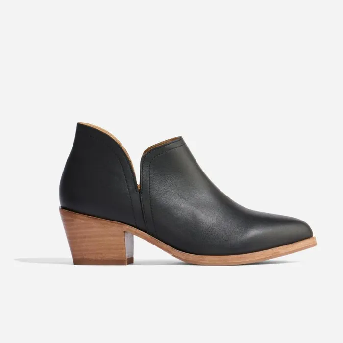 Nisolo Boots Women Mia Everyday Ankle Bootie Black