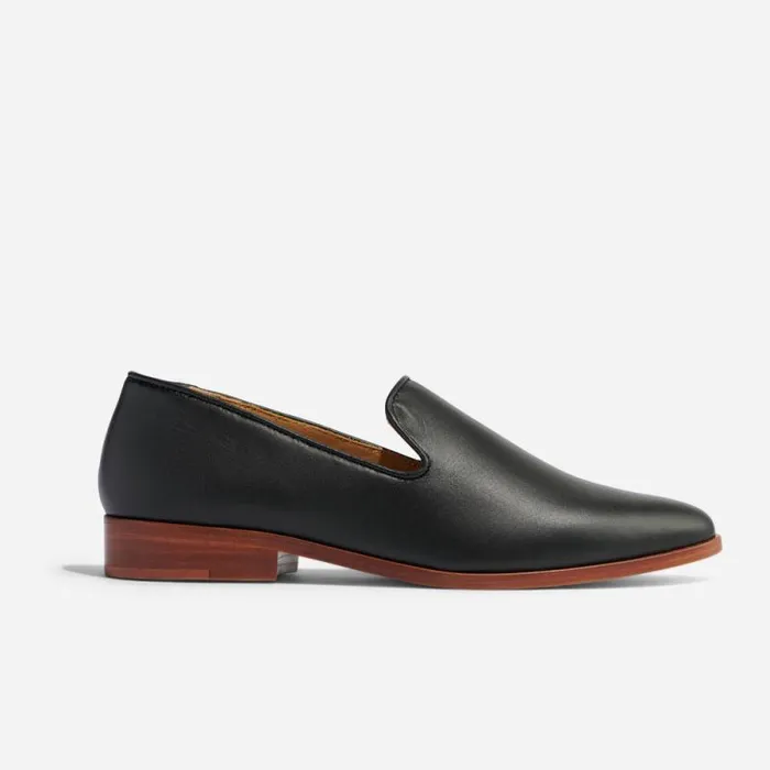 Nisolo Flats and Slip Ons Women Everyday Slip On Loafer Black Nisolo Flats and Slip Ons Women Everyday Slip On Loafer Black