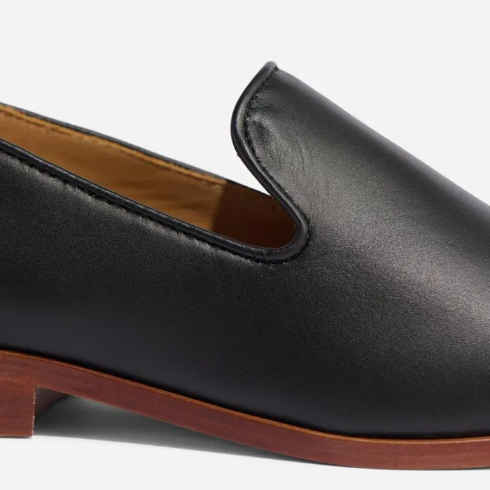 Nisolo Flats and Slip Ons Women Everyday Slip On Loafer Black Nisolo Flats and Slip Ons Women Everyday Slip On Loafer Black
