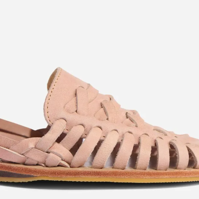 Nisolo Flats and Slip Ons Women Huarache Sandal Desert Rose