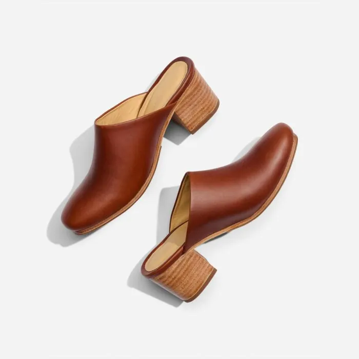 Nisolo Loafers and Mules Women AllDay Heeled Mule Brandy Nisolo Loafers and Mules Women AllDay Heeled Mule Brandy