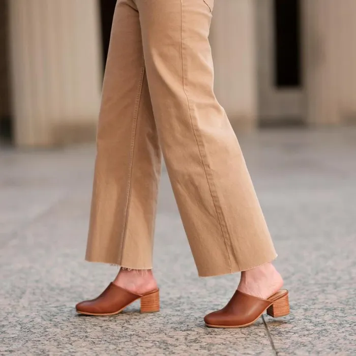 Nisolo Loafers and Mules Women AllDay Heeled Mule Brandy Nisolo Loafers and Mules Women AllDay Heeled Mule Brandy