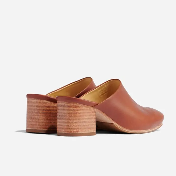 Nisolo Loafers and Mules Women AllDay Heeled Mule Brandy Nisolo Loafers and Mules Women AllDay Heeled Mule Brandy