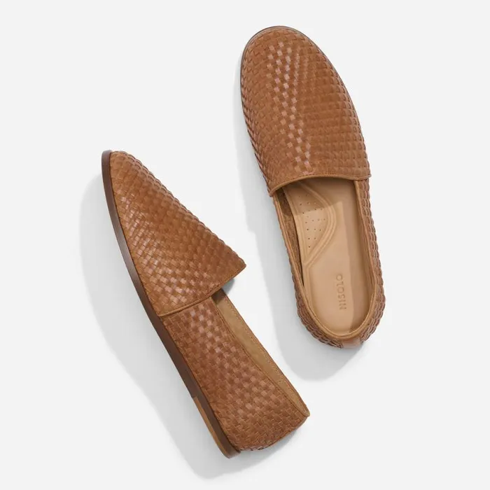 Nisolo Oxfords and Loafers Men Alejandro Woven Slip On 20 Woven Brown Nisolo Oxfords and Loafers Men Alejandro Woven Slip On 20 Woven Brown