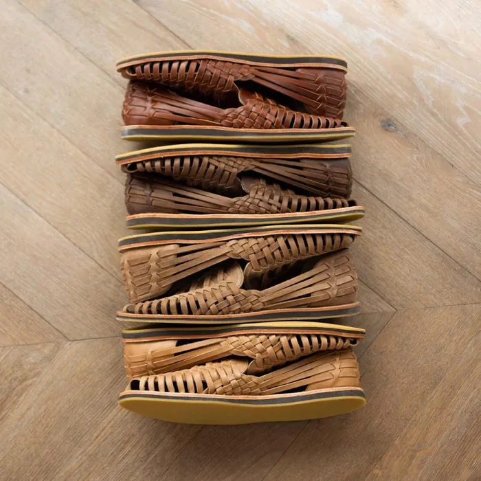 Nisolo Sandals and Slip Ons Men Huarache Sandal Brown