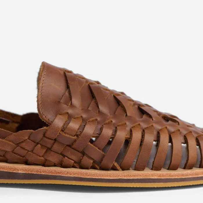 Nisolo Sandals and Slip Ons Men Huarache Sandal Brown