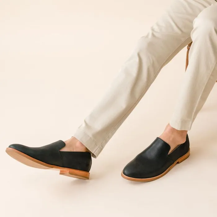 Nisolo Sandals and Slip Ons Men Rio SlipOn Loafer Black Nisolo Sandals and Slip Ons Men Rio SlipOn Loafer Black