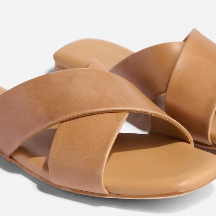 Nisolo Sandals Women Catalina Slide Sandal Almond