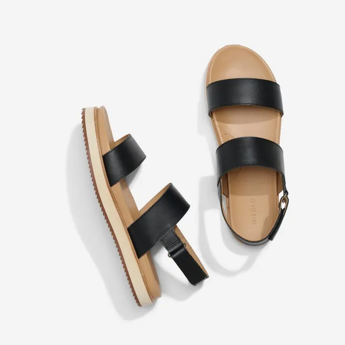 Nisolo Sandals Women GoTo Flatform Sandal 20 Black