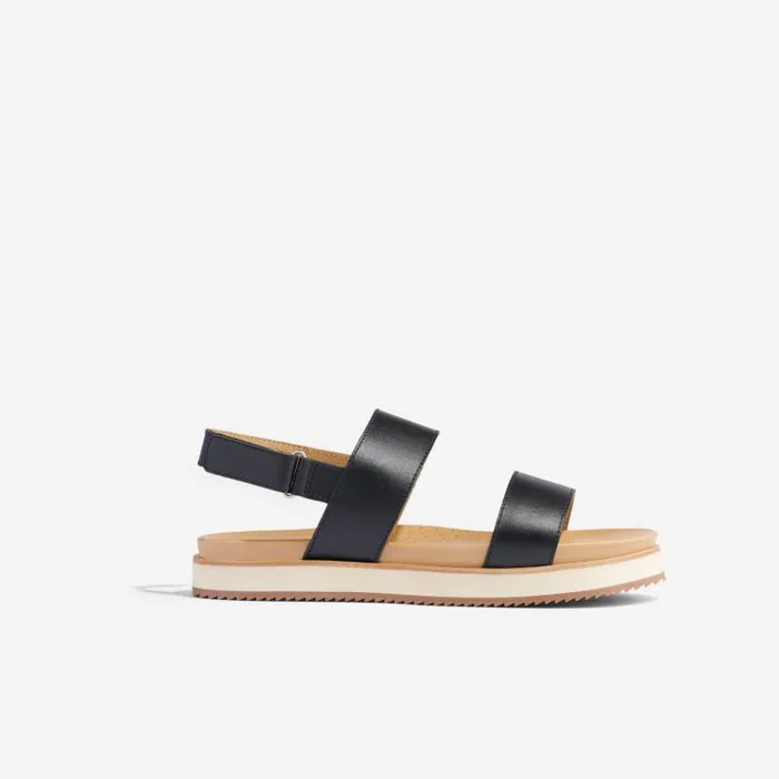 Nisolo Sandals Women GoTo Flatform Sandal 20 Black