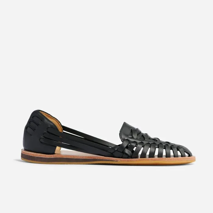 Nisolo Sandals Women Huarache Sandal Black Nisolo Sandals Women Huarache Sandal Black