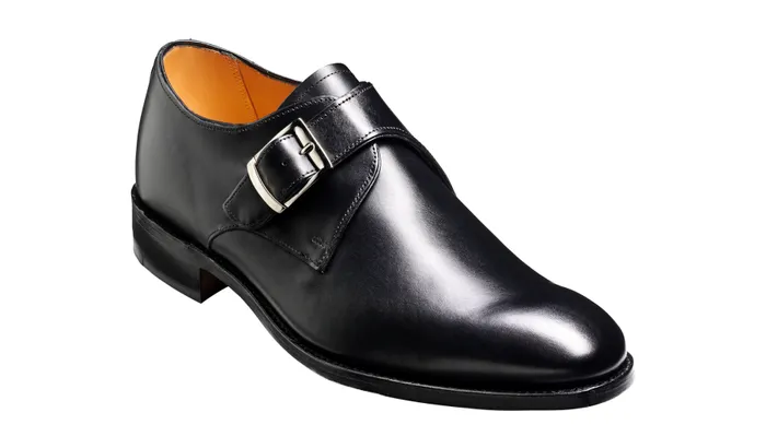 Northcote 8211 Black Calf Men Barker Shoes Mens Monk Straps