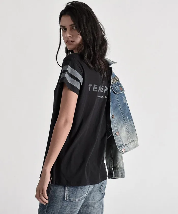 One Teaspoon Basic Tees LE HUNT ONE TEE BLACK 8211 Women One Teaspoon Basic Tees LE HUNT ONE TEE BLACK 8211 Women