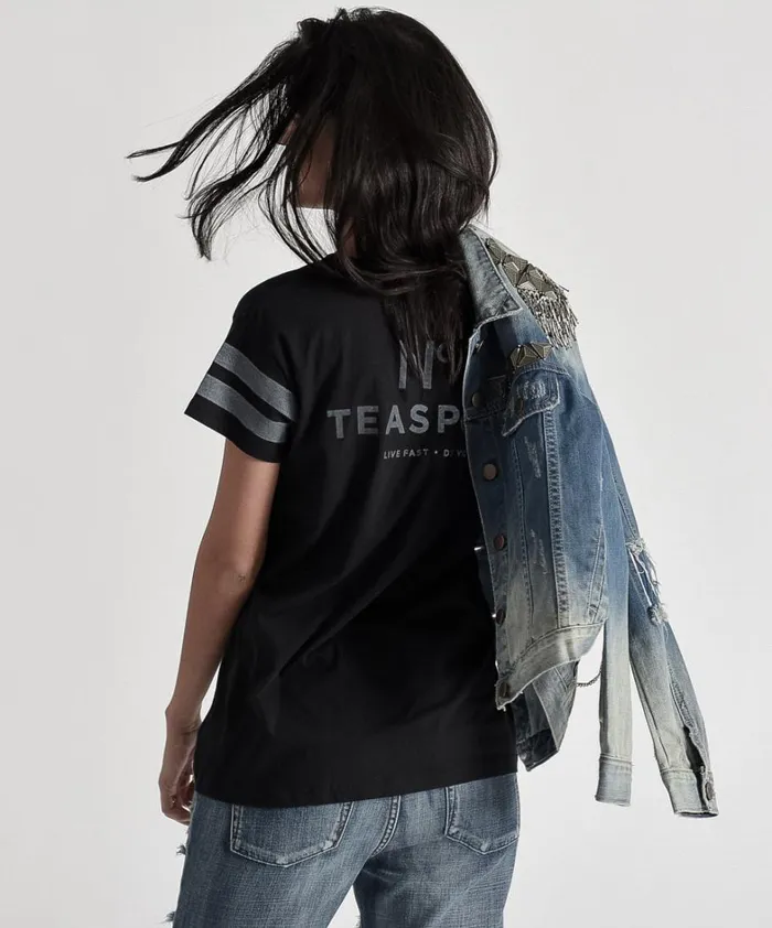 One Teaspoon Basic Tees LE HUNT ONE TEE BLACK 8211 Women One Teaspoon Basic Tees LE HUNT ONE TEE BLACK 8211 Women