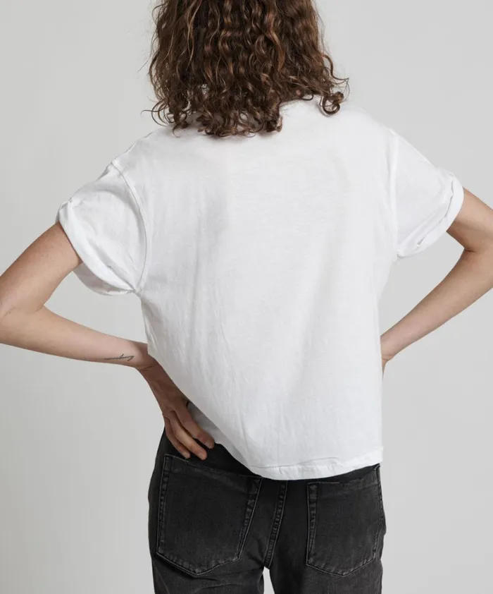 One Teaspoon Basic Tees UPSIZED REBEL POCKET TEE 8211 Women
