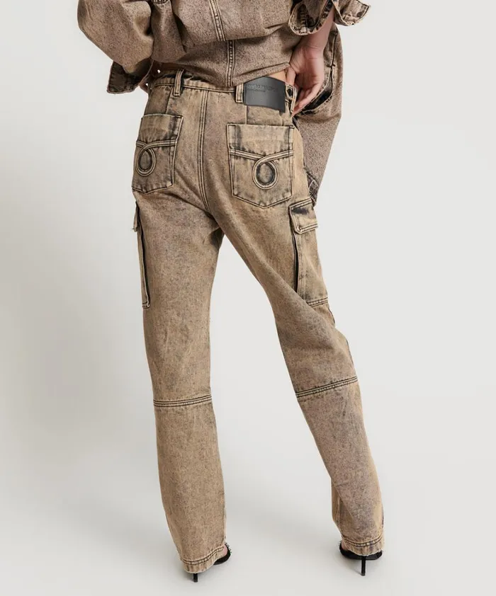 One Teaspoon Bottoms RUST CARGO MOTION PANTS 8211 Women One Teaspoon Bottoms RUST CARGO MOTION PANTS 8211 Women