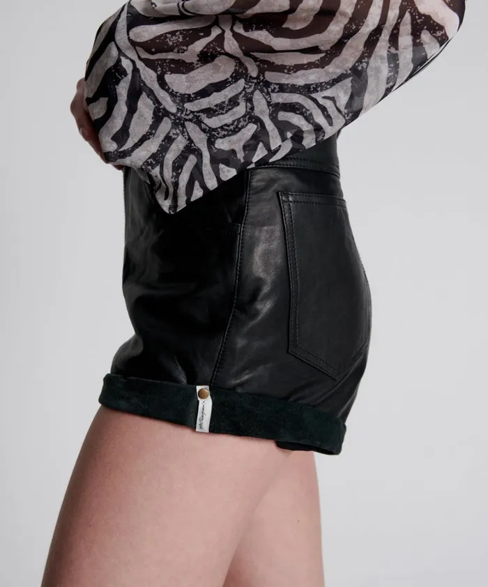 One Teaspoon Bottoms WANDERER LEATHER HIGH WAIST BANDITS 8211 Women One Teaspoon Bottoms WANDERER LEATHER HIGH WAIST BANDITS 8211 Women