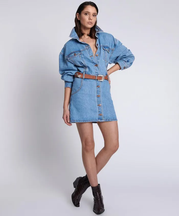 One Teaspoon Denim Dresses MALIBU OCEAN DRESS 8211 Women One Teaspoon Denim Dresses MALIBU OCEAN DRESS 8211 Women