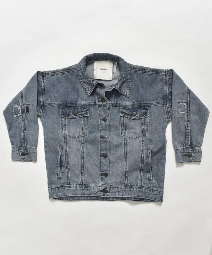 One Teaspoon Denim Jackets KIDS ALL START DENIM JACKET 8211 WomenKids One Teaspoon Denim Jackets KIDS ALL START DENIM JACKET 8211 WomenKids