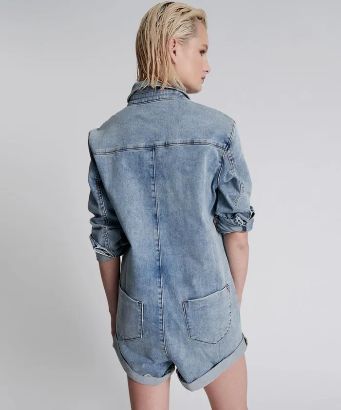 One Teaspoon Denim Jumpsuits HENDRIXE PROPHECY JUMPSUIT BLUE 8211 Women
