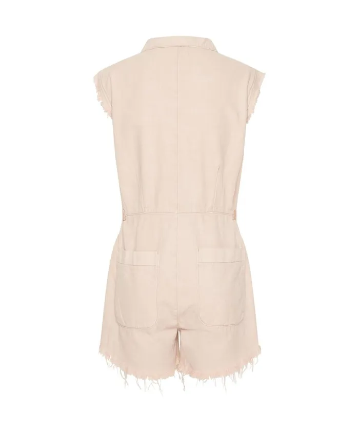 One Teaspoon Denim Jumpsuits PINK TINT PALLISADES OVERALL 8211 Women