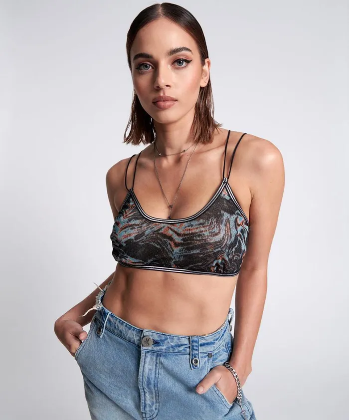 One Teaspoon Intimates CHROMATIC LOLA BRALETTE 8211 Women