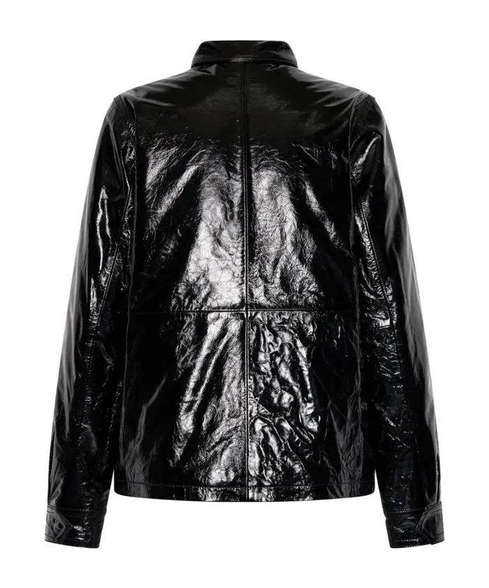 One Teaspoon Jackets BLACK OUT PATENT LEATHER JACKET 8211 Women One Teaspoon Jackets BLACK OUT PATENT LEATHER JACKET 8211 Women