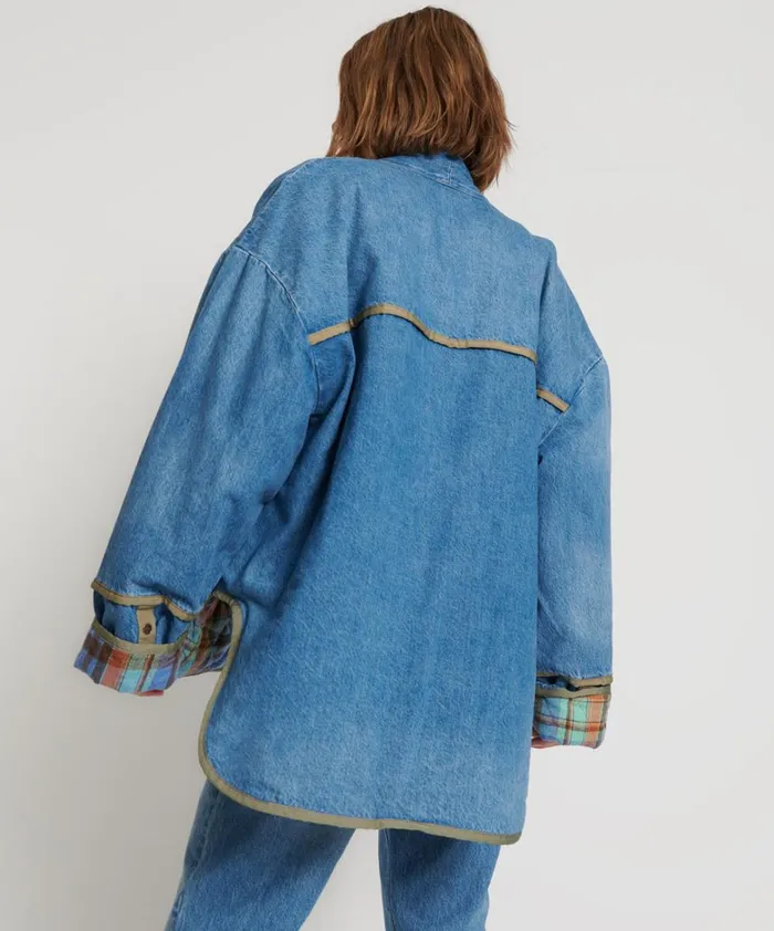 One Teaspoon Jackets KIMONO DENIM QUILTED JACKET 8211 Women One Teaspoon Jackets KIMONO DENIM QUILTED JACKET 8211 Women
