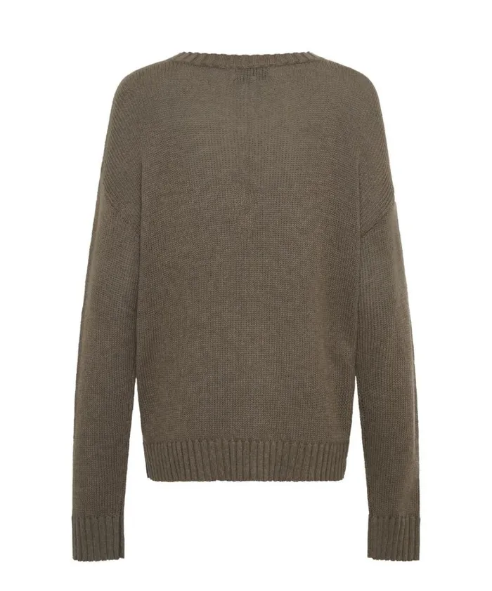 One Teaspoon Knitwear CLASSIC POCKET CHUNKY KNIT SWEATER KHAKI 8211 Women One Teaspoon Knitwear CLASSIC POCKET CHUNKY KNIT SWEATER KHAKI 8211 Women