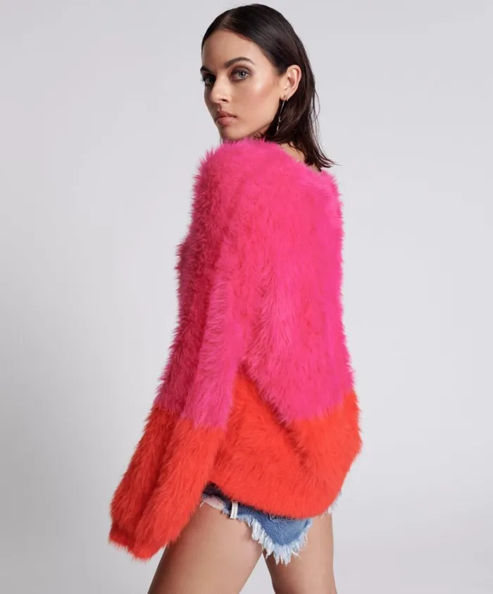 One Teaspoon Knitwear LOST SIGNAL COLOUR BLOCK SWEATER 8211 Women