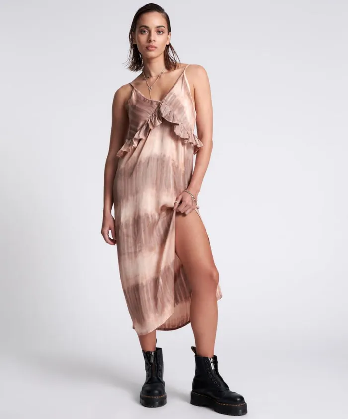 One Teaspoon Midi and Maxi Dresses HAND DYED RENDEZVOUS SLIP DRESS 8211 Women