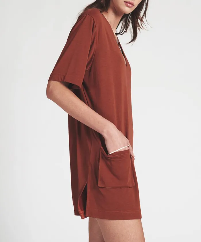 One Teaspoon Mini Dresses BUFFALO MODAL SLOUCHY DRESS 8211 Women One Teaspoon Mini Dresses BUFFALO MODAL SLOUCHY DRESS 8211 Women