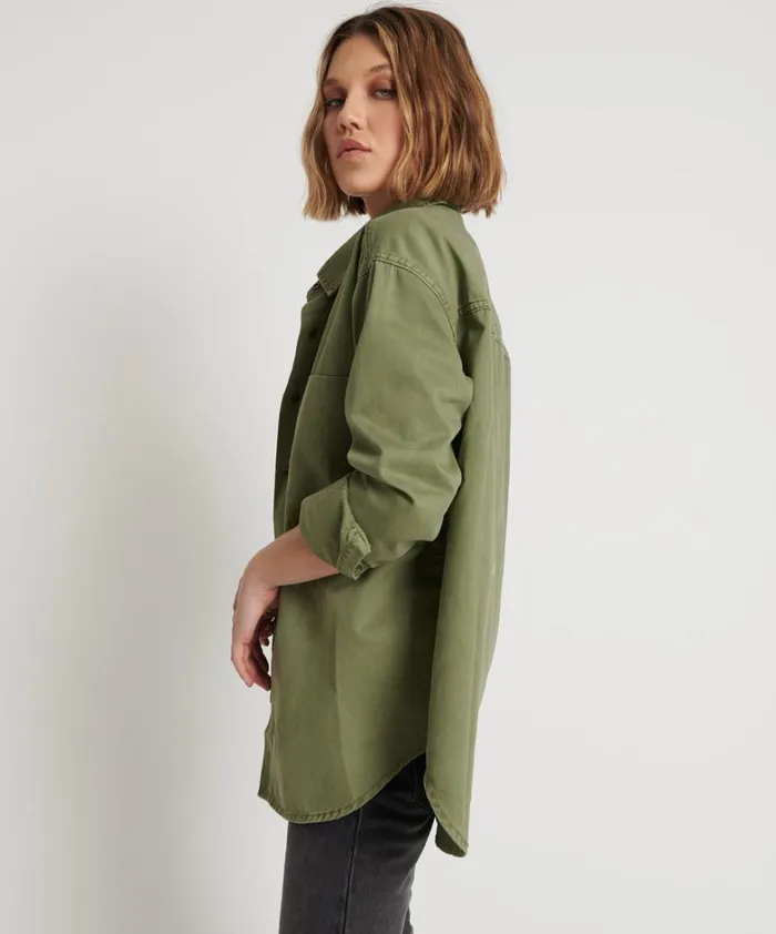 One Teaspoon Shirts SUPER KHAKI SOHO SHIRT 8211 Women