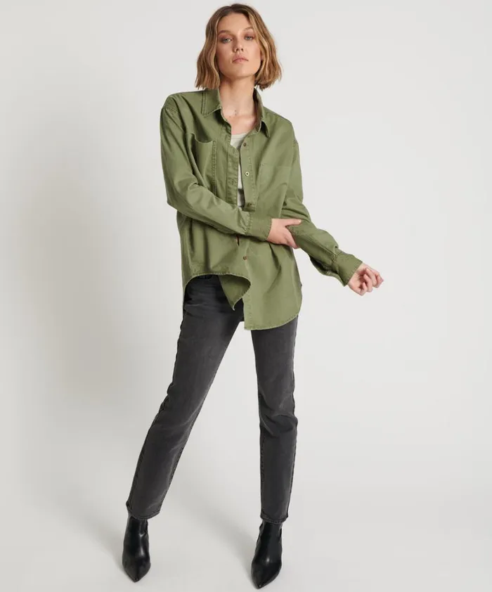 One Teaspoon Shirts SUPER KHAKI SOHO SHIRT 8211 Women