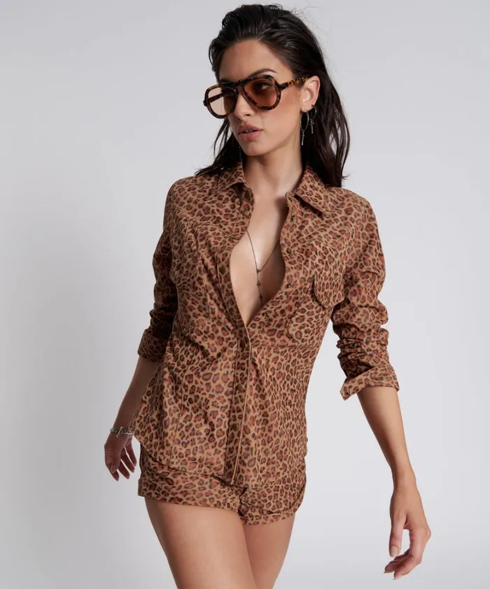One Teaspoon Shirts WILD THING SUEDE SHACKET 8211 Women