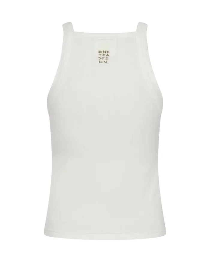 One Teaspoon Tees and Tanks MIAMI BAMBOO LOGO TANK WHITE 8211 Women One Teaspoon Tees and Tanks MIAMI BAMBOO LOGO TANK WHITE 8211 Women