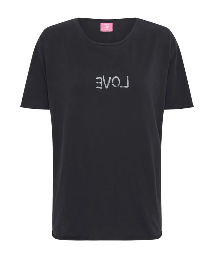 One Teaspoon Tees and Tanks ORGANIC LOVE CREW NECK TEE 8211 Women One Teaspoon Tees and Tanks ORGANIC LOVE CREW NECK TEE 8211 Women