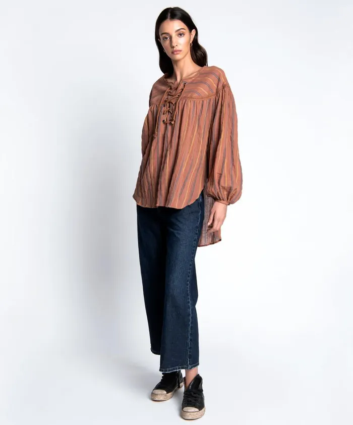One Teaspoon Tops DESERT STRIPE TANGIERS TUNIC 8211 Women