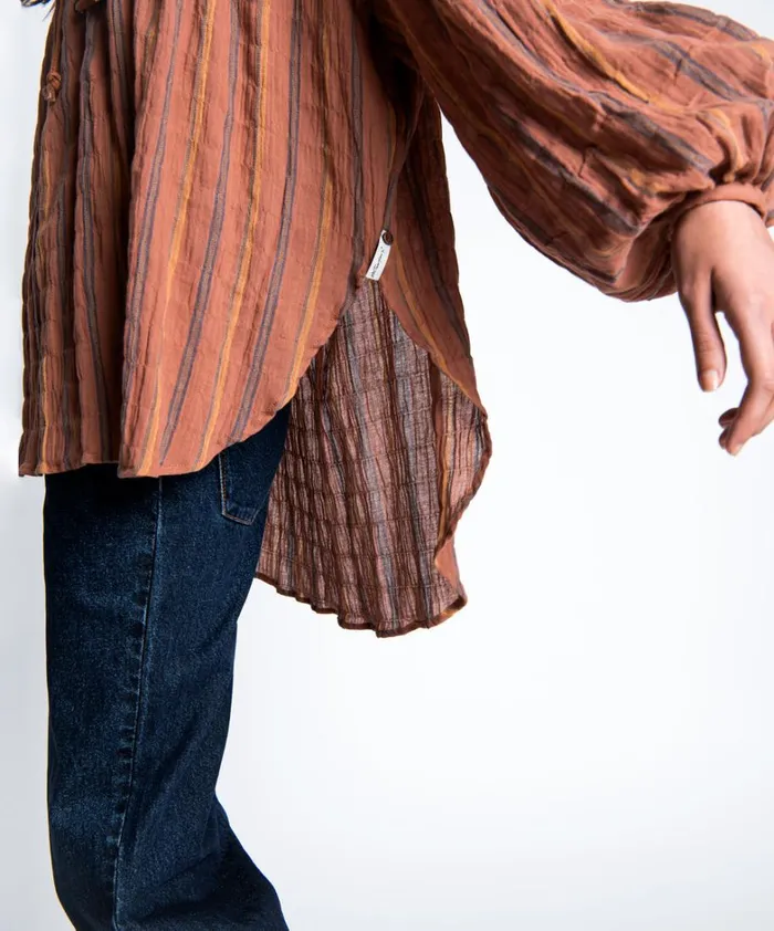 One Teaspoon Tops DESERT STRIPE TANGIERS TUNIC 8211 Women