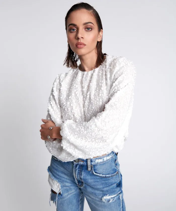 One Teaspoon Tops UP ALL NIGHT BUBBLE TOP 8211 Women