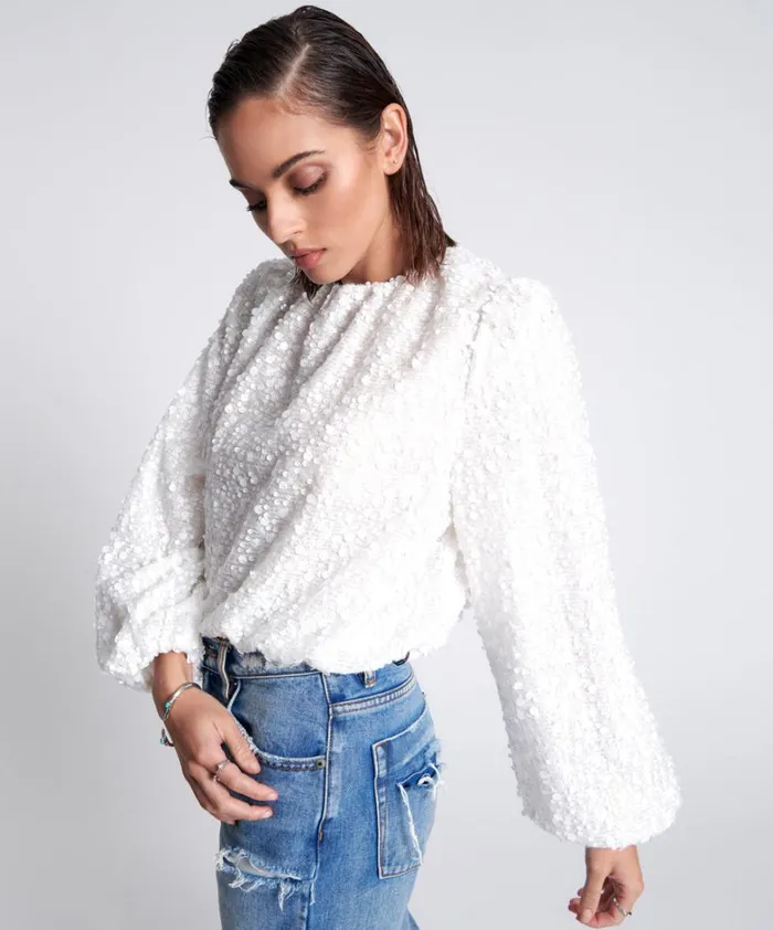 One Teaspoon Tops UP ALL NIGHT BUBBLE TOP 8211 Women