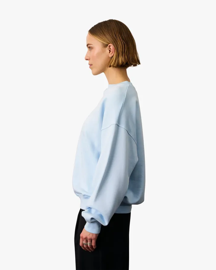 Organic Oversized Crew 8211 Sandstone Orange Crewneck Sweatshirts Colorfulstandard Women