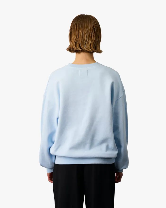 Organic Oversized Crew 8211 Sandstone Orange Crewneck Sweatshirts Colorfulstandard Women