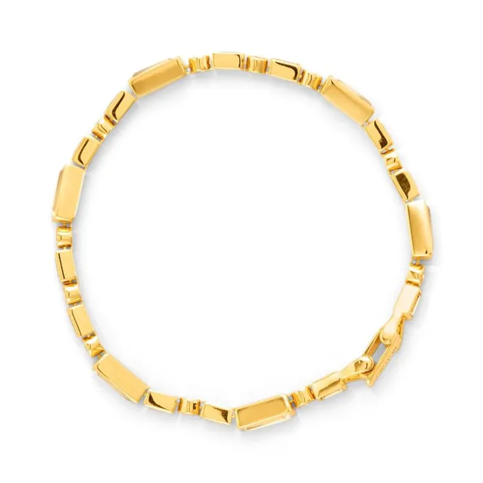 Oroton Bracelets Jewellery Calypso Tennis Bracelet 18k Gold