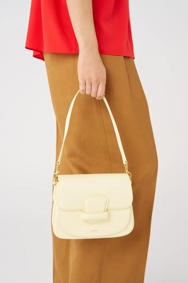 Oroton Crossbody Women Carter Small Day Bag Lemon Butter