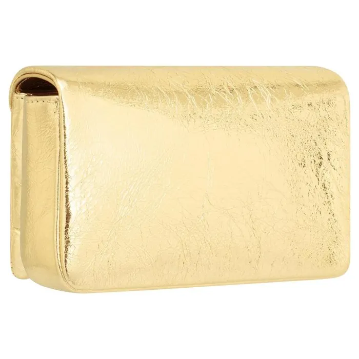 Oroton Crossbody Women Elvie Metallic Crossbody Gold